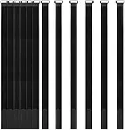 YiwerDer [12 Pack] 1 x 24" Hook and Loop Reusable Fastening Securing Cable Straps, Durable Multipurpose Ties to Keep Your Places Tidy