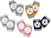 Brynnberg Baby Knee Pads for Crawling - Anti Slip Toddler Knee Pads - Baby Crawling Knee Pads Protection Set 6-24 Months
