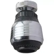 360 Degree Swivel Tap Aerator Sink Mixer Faucet Nozzle Chrome Dual Spray Aerater