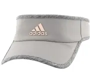 NEW! adidas Women's Superlite Tennis/Pickleball Visor/Cap-Onix/Heather/Orange