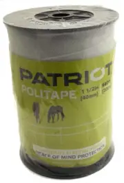Patriot Politape Spool 1 1/2" X 660 Ft Long Temporary Electric Fence #821453 NEW