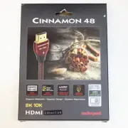 AudioQuest Cinnamon 48 8K-10K 48Gbps High Speed HDMI Cable - 7.38 ft. (2.25m)