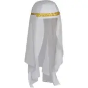 Sheik Headpiece Adult Costume Desert Prince Arab Arabian Sultan Kit Hat Shiek