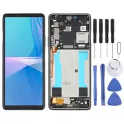 Original LCD Screen For Sony Xperia 10 III SO-52B Digitizer Full Assembly+Frame