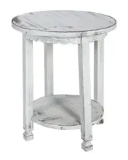 Alaterre Country Cottage Round End Table