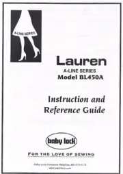Lauren BL450A Baby Lock Sewing Machine Users Guide Owner Instruction Manual Book