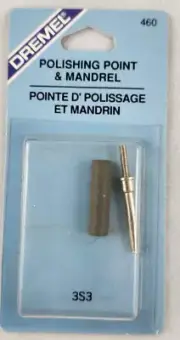 New! Dremel Polishing Point #460 (Incl. Mandrel #424 & Polishing Point tip #427)