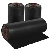 3Rolls Drawstring Small Trash Bags,4 Gallon Thicken Drawstring 60 Count Black
