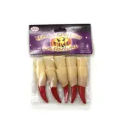 2 Sets Zombie Witch Fake Fingers Nail Set Cover Halloween Costume Party Decoration Prop Witch Ghost Fake Finger Claws_Colour:Random
