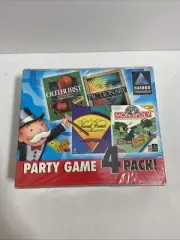 Hasbro Interactive 4 Pack CD-ROM PC Outburst,Pictionary,Trivial Pursuit&Monopoly