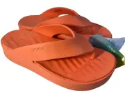 Crocs Women's Getaway Platform Flip Flops Women's Size 8 Color Sunkissed Salmon