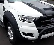 Bonnet Scoop Hood Raptor Style Compatible Ford Ranger PX2 PX3 T7/8 15-20 Matte Black