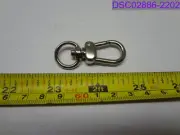 Qty = 2,500: Silver Swivel Key Clasp Hook Clips