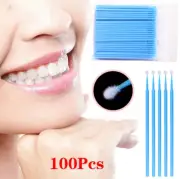 100Pcs Dental Disposable Materials Micro Brush Tooth Applicators Large 2.0mm