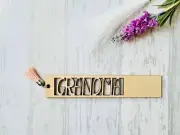 Personalised Grandma Gift, Wooden Bookmark, Granny Present, Nanny Birthday