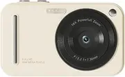 1080P Digital Camera Digital Video Camera 48MP 2.4 Inch IPS Screen Auto Focus 16X Digital Built-in Flash Battery Beau Filters Birthday Festival Students Teenagers Yellow