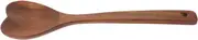 CRILSTYLEO Reusable Wooden Heart Spoon Kitchen Stirrer for Salad Soup Rice Crafted from Natural for Home Restaurant and Buffet Use
