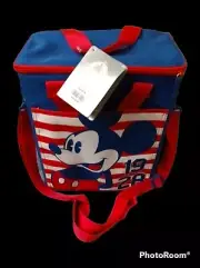 New! Disney Store Mickey Mouse Patriotic American Cooler Bag - 1928