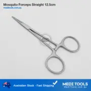 Mosquito Forceps Straight, Hemostatic Locking Clamp, Surgical, Dental, Premium