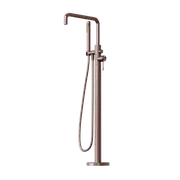 Nero Opal Freestanding Bath Mixer With Hand Shower Brushed Bronze NR251903ABZ