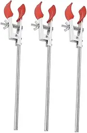 LIFKOME 3Pcs Flask Clamp Holder Bottom Flask Clips Material High Clamping Force for Laboratory Experiments Lightweight Versatile