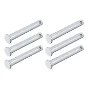 Clevis Pins (8mmx60mm) 6Pcs, Single Hole Flat Head Carbon Steel Fastener Pin