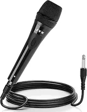 JYX Wired Karaoke Microphone Dynamic Vocal Detachable Cord with 1/4''(6.35mm) Plug Handheld Microphone for Singing, Party, PA System,AMP,Mixer