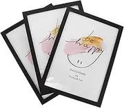 GAXIRE 3PCS Minimalist Wooden Photo Frames for Posters and Pictures Versatile Display Options for Wall Mounting Tabletop Use Sturdy and Scratch Resistant Home Decor Frames for Living Room