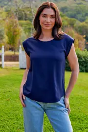 Kimmy Navy Plain Top