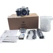 New OM SYSTEM OM-5 Mirrorless SILVER Camera & ED14-150mm II Lens 20.4MP Micro4/3