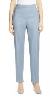 New BOSS by Hugo Boss Tahilo Pant Light Blue Wool NWT Business Casual Women’s 10