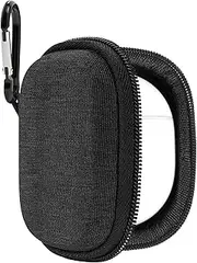 [Geekria] Shield Earbuds Case Compatible with Google Pixel Buds 2 True Wireless Earbuds, Replacement Hard Shell Travel Carrying Bag with Carabiner Clip (Grey)