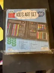Bright Minds by Nicole Kids' Art Set With Carrying Case 66 Pieces