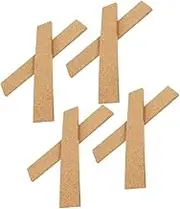 Thick Natural Cork Strips Memo Board Strip 8pcs Cork Board Strips Frameless Cork Strip