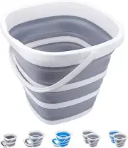 Collapsible Bucket 10L 2.6 Gallon Cleaning Bucket Mop Bucket Folding Foldable