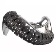 Polisport Black Armadillo 2T Pipe Guard for KTM 125 MX 1990-1995
