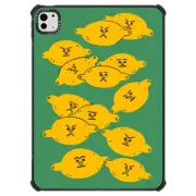 iPad Pro 11-inch (M4) iPad Impact Case Angry Lemons iPad Case by Tess Smith-Roberts