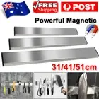31/41/51cm Stainless Steel Magnetic Knife Holder Rack Knives Tool Shelf Magnet