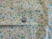 2Ps-18"long/43"wide 100%cotton ARTGALLERYFabrics/Pastel Sm. Floral on Ivory NEW