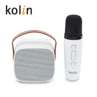 在飛比找蝦皮購物優惠-kolin 歌林藍芽行動K歌音箱 麥克風 無線喇叭 無線音響