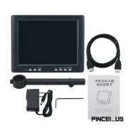 8" TFT Monitor 1024x768 Microscope LED Screen IPS Display w/ 32mm/1.3" Metal Arm