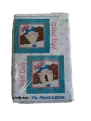 AMY BRADLEY DESIGNS Ms. Moody 2 Shoes, Kit Maker, Fabric included. Pillow Apron