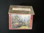 VTG Thomas Kinkade Painter of Light 100 Pcs Jigsaw Puzzle Candlelight Cottage