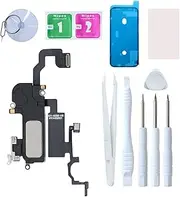 LOZOP for iPhone 12 Pro Max Earpiece Speaker & Earspeaker Ear Piece Proximity Light Sensor Flex Cable with Repair Tools Compatible with iPhone 12 Pro Max 6.7 Inch