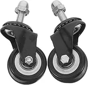 HONMEET 2Pcs Mini Swivel Caster Wheels for Push Carts Durable Silent Swivel Casters for Furniture and Sports Equipment Quick Installation Versatile Use for Tennis and Basketball Courts