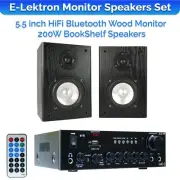 E-Lektron BK55 Bluetooth Digital Amplifier Monitor HIFI Speaker Home Stereo