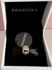 Pandora 14k Yellow Gold Ring Of Roses Charm #750456 Authentic Retired