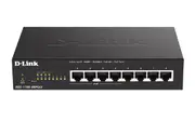 D-Link 8-Port Gigabit Smart Managed PoE Switch with 4 PoE ports (80W PoE budget)
