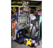 NAMCO NEED FOR SPEED Arcade Game - LEFT SIDE CABINET DECAL #8041