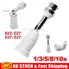 B22-E27 E27-E27 Extension Extender LED Light Bulb Lamp Adapter Socket Converter~